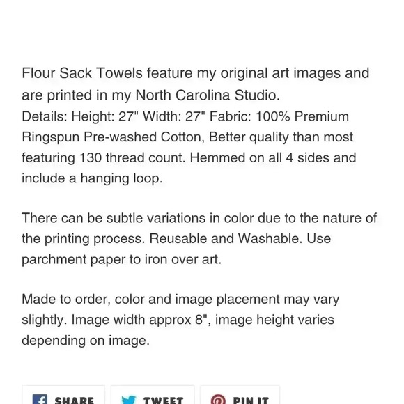 Flour sack towel "Australian cattle" dog - Picture 4 of 4